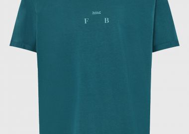 Ανδρικό relaxed t-shirt με τύπωμα στην πλάτη - FUNKY BUDDHA - 