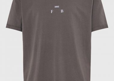 Ανδρικό relaxed t-shirt με τύπωμα στην πλάτη - FUNKY BUDDHA - 