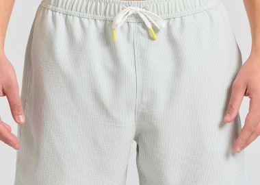 Ανδρικό ριγέ μαγιό Seersucker - FUNKY BUDDHA - 