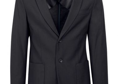 ΑΝΔΡΙΚΟ ΣΑΚΑΚΙ CORE - UNCONSTRUCTED PEAK LAPEL COOL-WOOL ΜΑΥΡΟ - SCOTCH & SODA - 