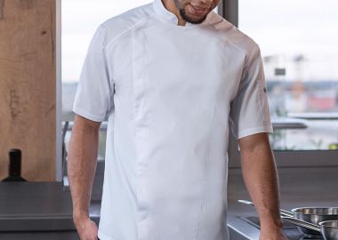 Ανδρικό Σακάκι Σεφ Κοντομάνικο Slim Γραμμή Karlowsky JM 29 White - Karlowsky - 