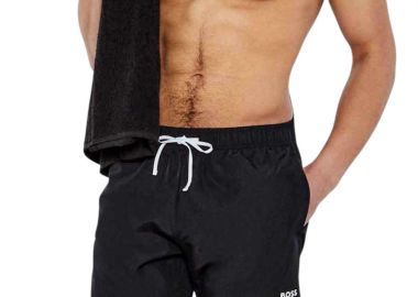 ΑΝΔΡΙΚΟ ΣΕΤ BOSS BEACH ΜΑΓΙΟ ΤΣΑΝΤΑ ΠΕΤΣΕΤΑ ΜΑΥΡΟ - BOSS - 