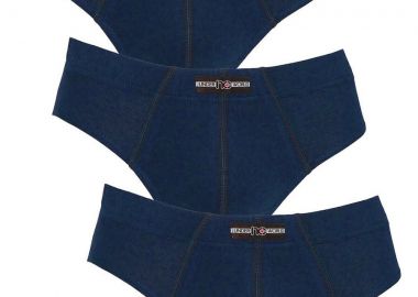 ΑΝΔΡΙΚΟ ΣΛΙΠ ΜΕ ΕΣΩΤΕΡΙΚΟ ΛΑΣΤΙΧΟ NC711- ΠΑΚΕΤΟ 3 ΤΜΧ - ΜΠΛΕ Μπλε - Nina Club - 