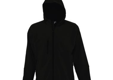 Ανδρικό Softshell Μπουφάν με Κουκούλα 46602 SOL'S Replay Black - SOLS - 
