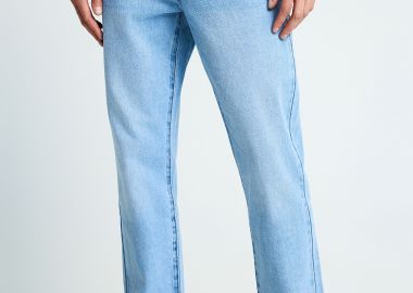 Ανδρικό straight fit τζην από βαμβάκι - FUNKY BUDDHA - 