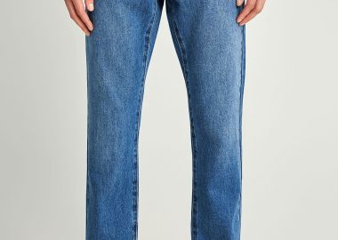 Ανδρικό straight fit τζην από βαμβάκι - FUNKY BUDDHA - 