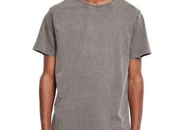 Ανδρικό T-Shirt Acid Washed BY190-02726 Build Your Brand Asphalt - BYB - 