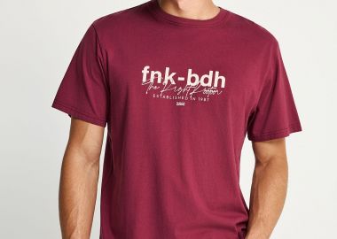 Ανδρικό t-shirt από οργανικό βαμβάκι με τύπωμα - FUNKY BUDDHA - 