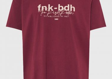 Ανδρικό t-shirt από οργανικό βαμβάκι με τύπωμα - FUNKY BUDDHA - 