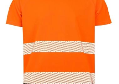 Ανδρικό T-Shirt Ασφαλείας Recycled Result R502X Fluorescent Orange - Result - 