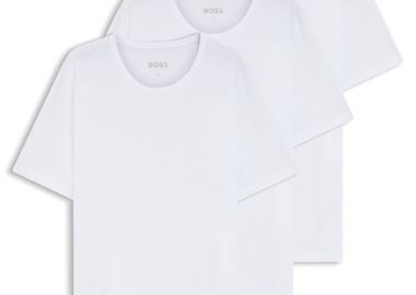 ΑΝΔΡΙΚO T-SHIRT BOSS RN CLASSIC ΚΟΝΤΟΜΑΝΙΚΟ 3 ΤΜΧ ΛΕΥΚΟ - BOSS - 