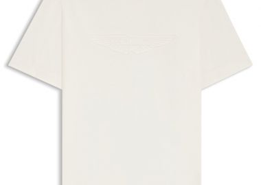 ΑΝΔΡΙΚΟ T-SHIRT BOSS X ASTON MARTIN C-THOMPSON KONTOMANIKO ΛΕΥΚΟ - BOSS - 