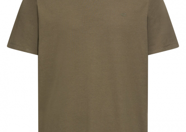 ΑΝΔΡΙΚΟ T-SHIRT CAMEL ACTIVE FLEXXXACTIVE ΚΟΝΤΟΜΑΝΙΚO ΣΤΡΟΓΓΥΛΗ ΛΑΙΜΟΚΟΨΗ ΣΚΟΥΡΟ ΛΑΔΙ - CAMEL ACTIVE - 