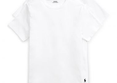 ΑΝΔΡΙΚΟ T-SHIRT CLASSIC 2-PACK CREW POLO RALPH LAUREN ΚΑΝΟΝΙΚΗ ΓΡΑΜΜΗ ΛΕΥΚΟ - POLO RALPH LAUREN - 