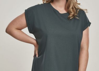 Ανδρικό T-shirt Extended Shoulder Tee TB771 Urban Classics Bottlegreen - Urban Classics - 