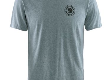 ΑΝΔΡΙΚΟ T-SHIRT FJALLRAVEN 1960 LOGO ΜΕ ΤΥΠΩΜΑ ΓΚΡΙ - FJALLRAVEN - 