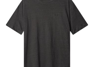 ΑΝΔΡΙΚΟ T-SHIRT GABBA DUNE ΛΙΝΟ ΚΟΝΤΟΜΑΝΙΚΟ ΑΝΘΡΑΚΙ - GABBA - 