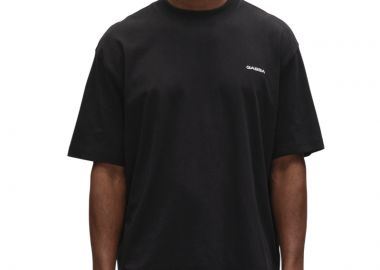 ΑΝΔΡΙΚΟ T-SHIRT GABBA NIGEL BOXY GOTS ΚΟΝΤΟΜΑΝΙΚΟ ΜΑΥΡΟ - GABBA - 