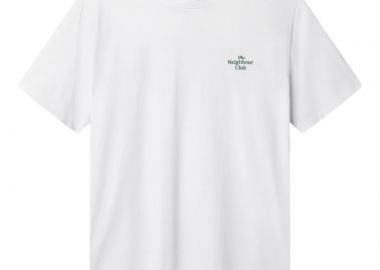 ΑΝΔΡΙΚΟ T-SHIRT GABBA NIGEL BOXY NBH ΚΟΝΤΟΜΑΝΙΚΟ ΜΕ ΤΥΠΩΜΑ ΛΕΥΚΟ - GABBA - 