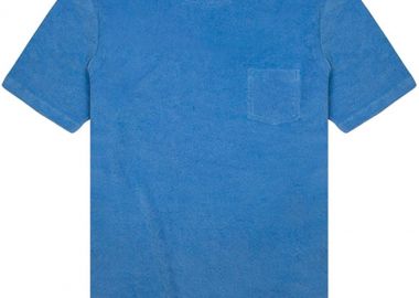 ΑΝΔΡΙΚΟ T-SHIRT ΓΑΛΑΖΙΟ ΚΑΝΟΝΙΚΗ ΓΡΑΜΜΗ - BLUEMINT - 