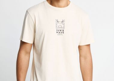Ανδρικό t-shirt Garage 55 με τύπωμα στην πλάτη - GARAGE 55 - 