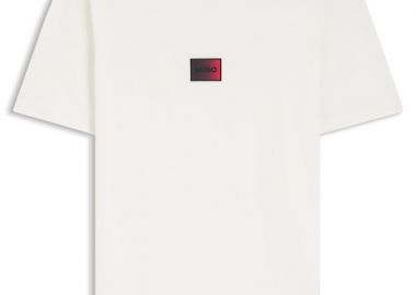 ΑΝΔΡΙΚΟ T-SHIRT HUGO DANOTIE ΚΟΝΤΟΜΑΝΙΚΟ ΕΚΡΟΥ - HUGO - 