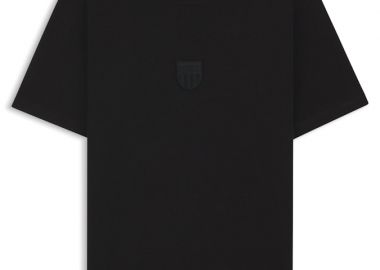 ΑΝΔΡΙΚΟ T-SHIRT HUGO DARVISH ΚΟΝΤΟΜΑΝΙΚΟ ΜΑΥΡΟ - HUGO - 