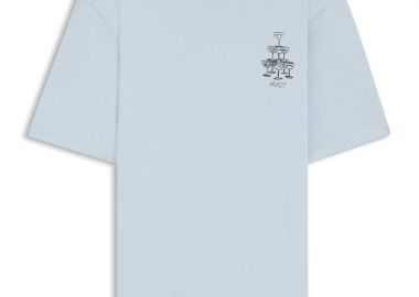 ΑΝΔΡΙΚΟ T-SHIRT HUGO NUCAVO ΚΟΝΤΟΜΑΝΙΚΟ ΓΑΛΑΖΙΟ - HUGO - 