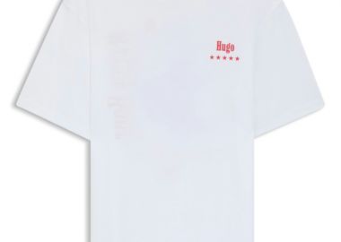 ΑΝΔΡΙΚΟ T-SHIRT HUGO NUCAVO ΚΟΝΤΟΜΑΝΙΚΟ ΛΕΥΚΟ - HUGO - 