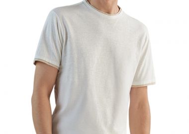 ΑΝΔΡΙΚΟ T-SHIRT IZAC GREESE ΜΠΕΖ - IZAC - 