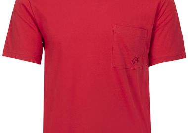 ΑΝΔΡΙΚΟ T-SHIRT ΚΟΝΤΟΜΑΝΙΚΟ ΑΠΟ ΟΡΓΑΝΙΚΟ ΒΑΜΒΑΚΙ TTNU0P00 ΚΟΚΚΙΝΟ - VILEBREQUIN - 