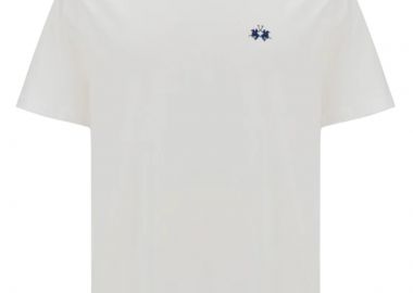 ΑΝΔΡΙΚΟ T-SHIRT LA MARTINA ΚΟΝΤΟΜΑΝΙΚΟ ΛΕΥΚΟ - LA MARTINA - 