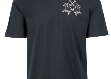 ΑΝΔΡΙΚΟ T-SHIRT LA MARTINA ΚΟΝΤΟΜΑΝΙΚΟ ΜΑΥΡΟ - LA MARTINA - 