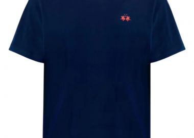 ΑΝΔΡΙΚΟ T-SHIRT LA MARTINA ΚΟΝΤΟΜΑΝΙΚΟ ΜΠΛΕ - LA MARTINA - 