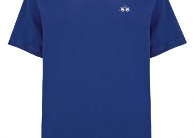 ΑΝΔΡΙΚΟ T-SHIRT LA MARTINA ΚΟΝΤΟΜΑΝΙΚΟ ΜΠΛΕ - LA MARTINA - 