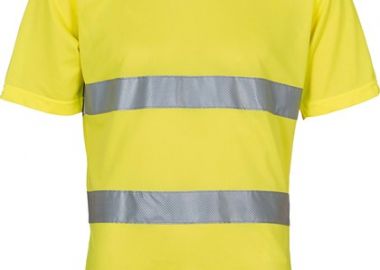 Ανδρικό T-Shirt με Ανακλαστικές Ταινίες Hi-Vis Super Light Yoko HVJ910 Fluo Yellow -  - 