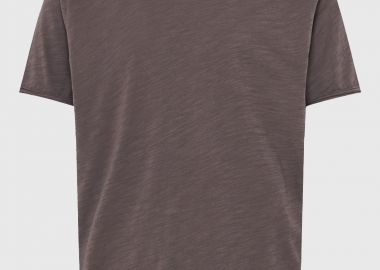 Ανδρικό t-shirt με henley λαιμόκοψη - The essentials - FUNKY BUDDHA - 