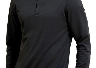 Ανδρικό T-shirt με κουμπί Μακρυμάνικο PREMIER PR647 Black -  - 