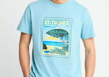Ανδρικό t-shirt με τύπωμα - FUNKY BUDDHA - 