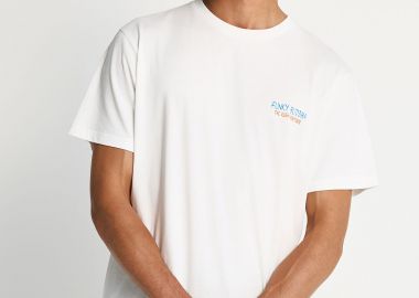 Ανδρικό t-shirt με τύπωμα στην πλάτη - FUNKY BUDDHA - 