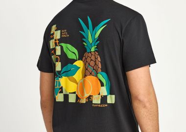 Ανδρικό t-shirt με τύπωμα στην πλάτη - FUNKY BUDDHA - 