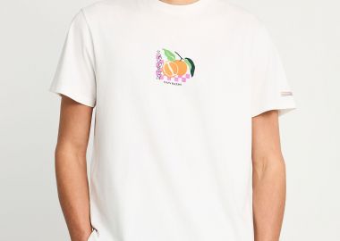 Ανδρικό t-shirt με τύπωμα στην πλάτη - FUNKY BUDDHA - 