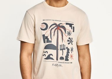 Ανδρικό t-shirt με τύπωμα στην πλάτη - FUNKY BUDDHA - 