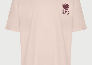 Ανδρικό t-shirt με τύπωμα στην πλάτη - FUNKY BUDDHA - 