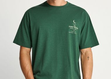 Ανδρικό t-shirt με τύπωμα στην πλάτη - FUNKY BUDDHA - 