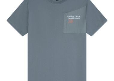 ΑΝΔΡΙΚΟ T-SHIRT NAUTICA ΚΟΝΤΟΜΑΝΙΚΟ ΧΑΚΙ - NAUTICA - 