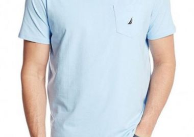 ΑΝΔΡΙΚΟ T-SHIRT NAUTICA ΚΟΝΤΟΜΑΝΙΚΟ ΓΑΛΑΖΙΟ - NAUTICA - 