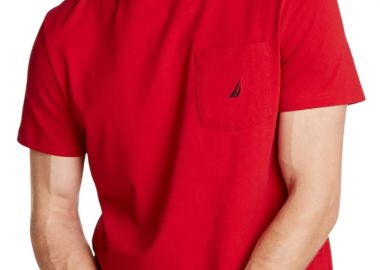 ΑΝΔΡΙΚΟ T-SHIRT NAUTICA ΚΟΝΤΟΜΑΝΙΚΟ ΚΟΚΚΙΝΟ - NAUTICA - 
