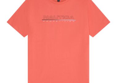 ΑΝΔΡΙΚΟ T-SHIRT NAUTICA ΚΟΝΤΟΜΑΝΙΚΟ ΚΟΡΑΛΙ - NAUTICA - 
