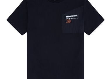 ΑΝΔΡΙΚΟ T-SHIRT NAUTICA ΚΟΝΤΟΜΑΝΙΚΟ ΜΑΥΡΟ - NAUTICA - 